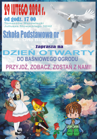 Zapraszamy na Dzień Otwarty do „Czternastki”